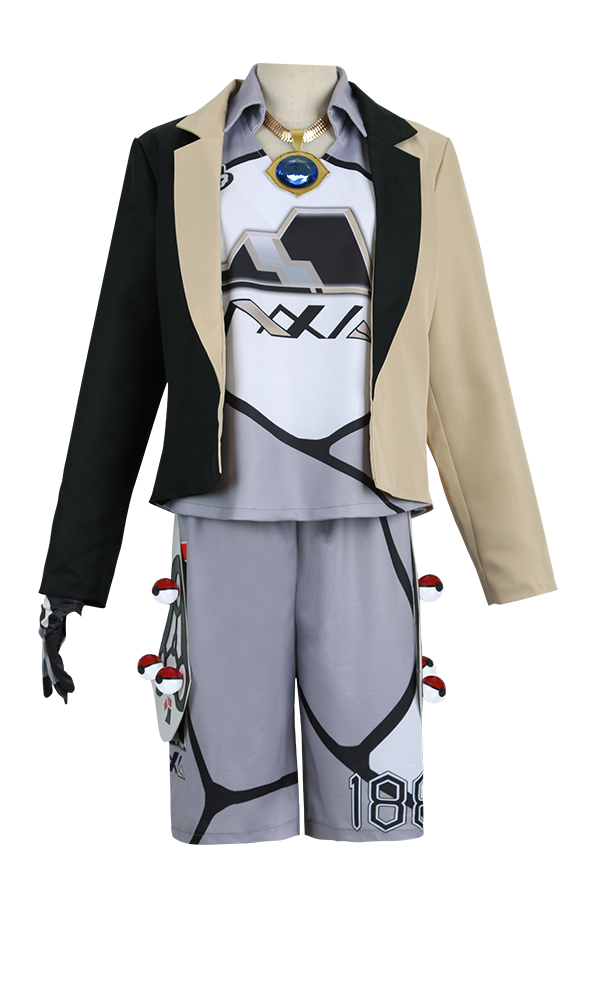 Pokémon Sword&Shield Cosplay バク Baku Costume Buck Cosplay Anime Suit Outfuit Custom Size